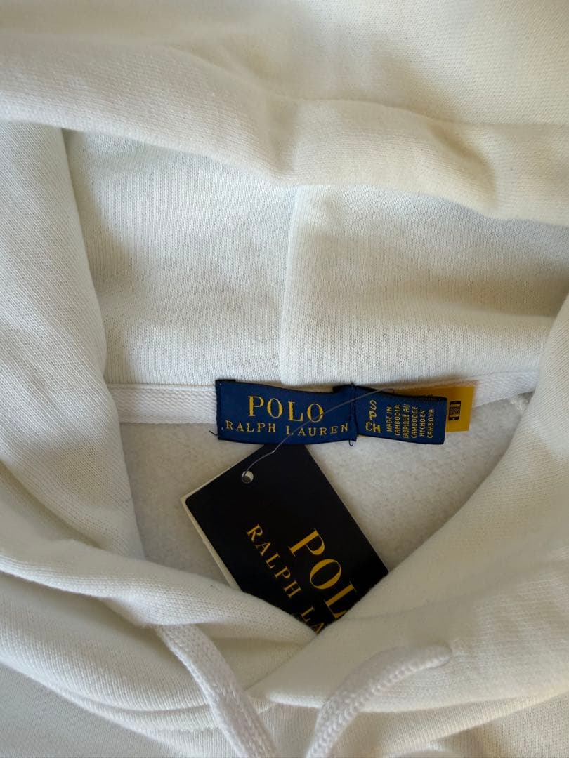 ★☆新品タグ付き☆★ POLO RALPH LAUREN ホワイト パーカー