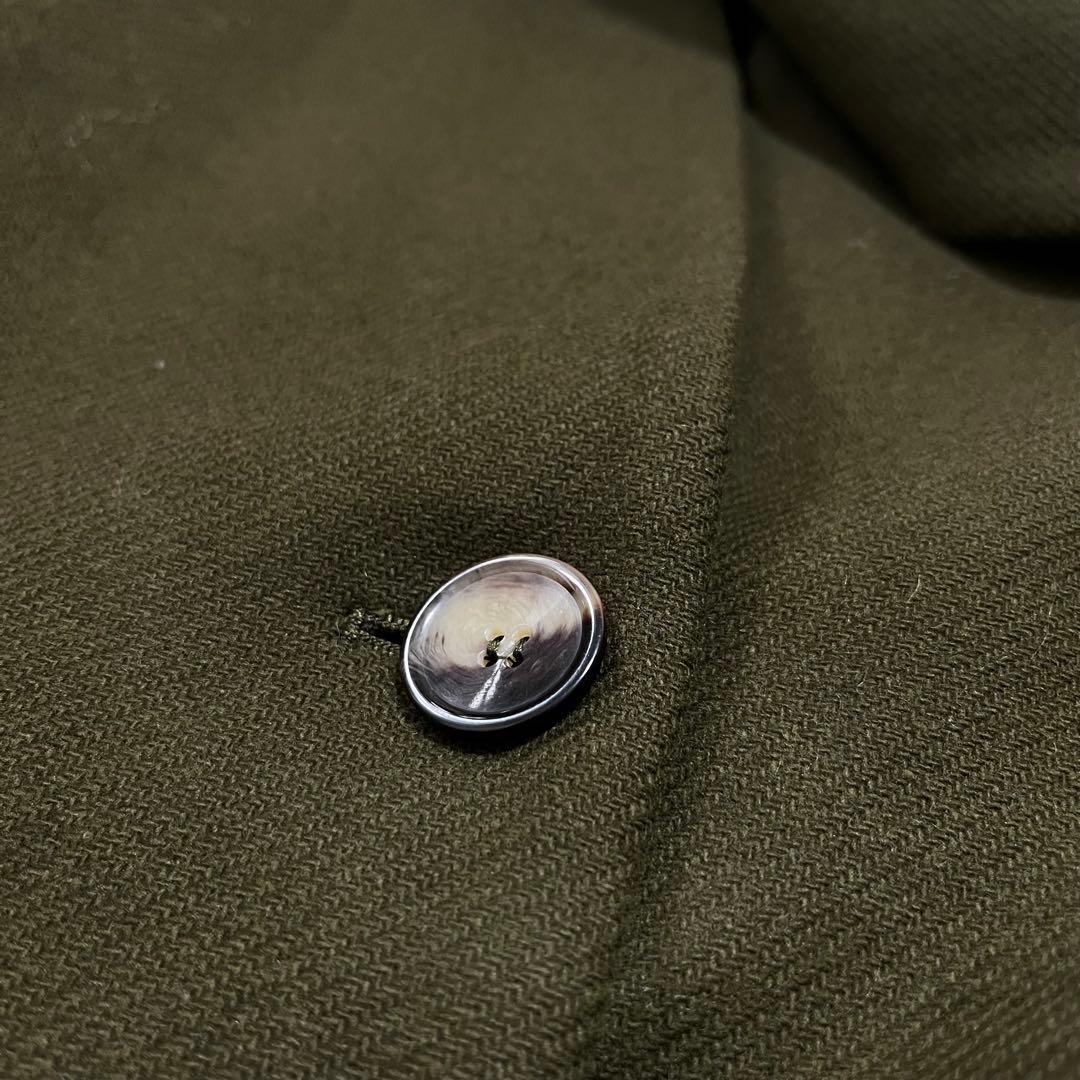 ®️　　ZARA MANTECO スカーフウールコート　ロングコート　カーキ