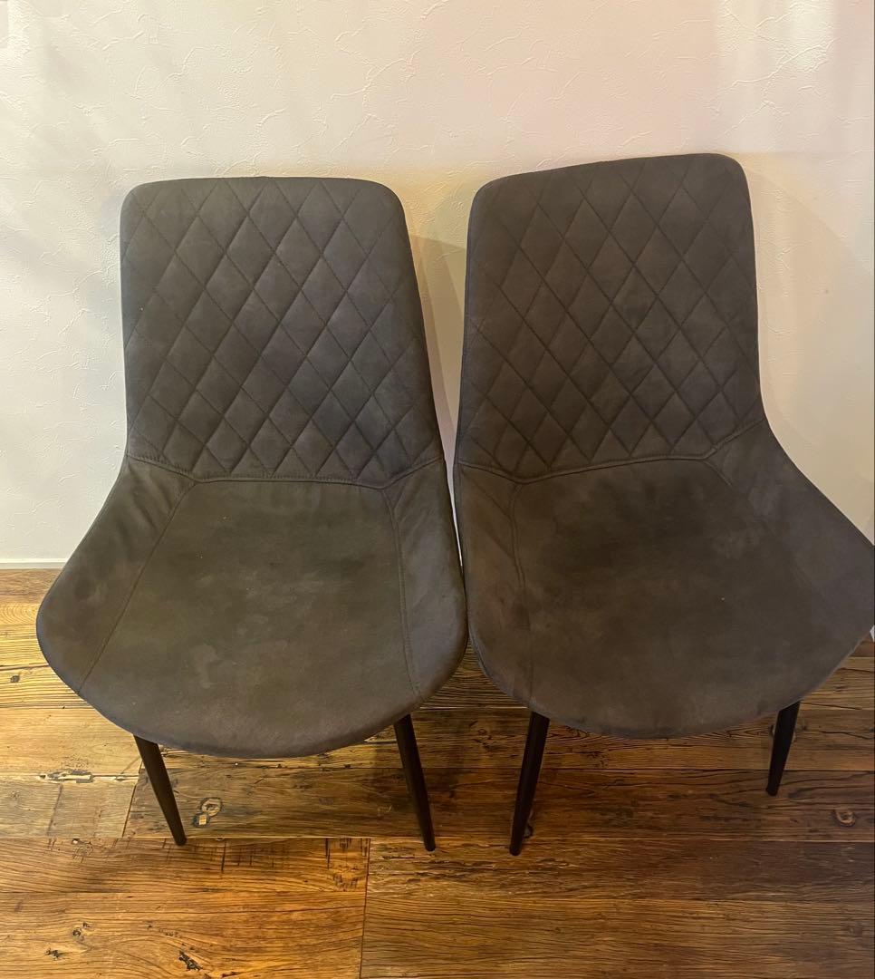 NOCE ダイニングチェア ダイヤモンドキルティング　2脚セット