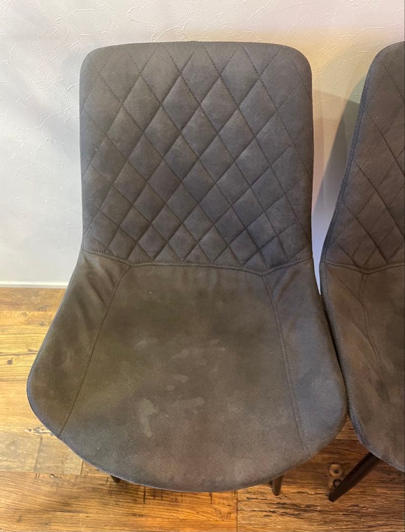 NOCE ダイニングチェア ダイヤモンドキルティング　2脚セット