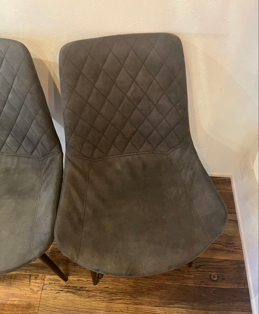 NOCE ダイニングチェア ダイヤモンドキルティング　2脚セット