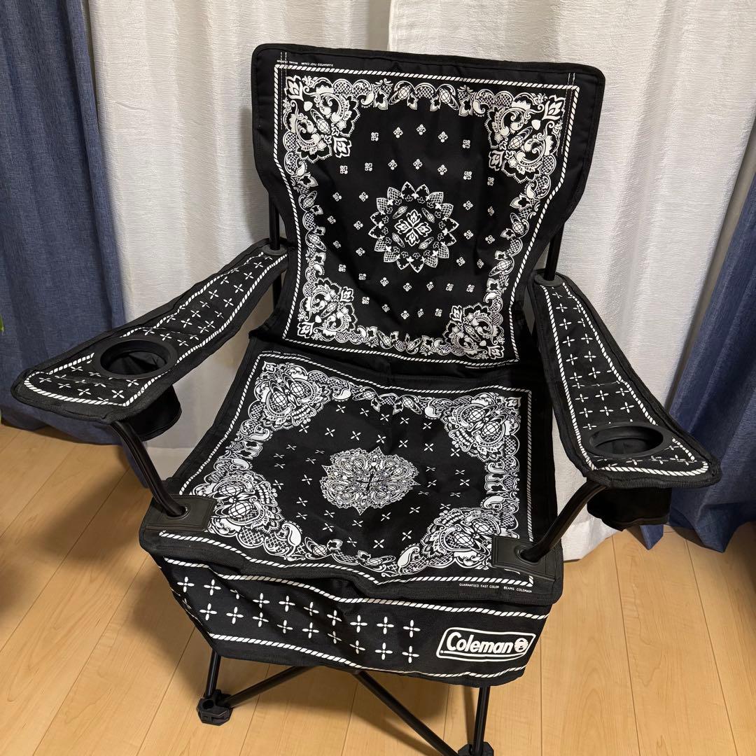 Coleman BEAMS コールマン　ビームス　アームチェア　バンダナ柄