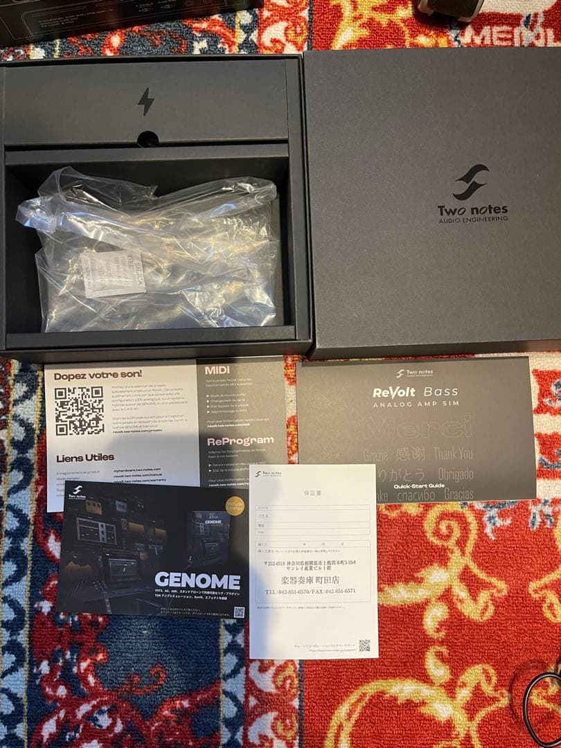 Two notes ReVolt Bass アナログアンプシミュレーター！