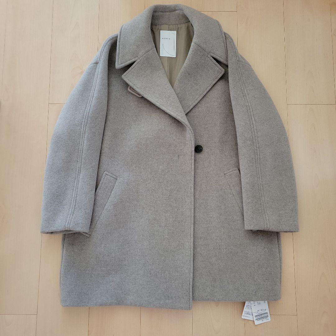 ◇新品◇NOBLE ノーブル　MTRビッグカラーコート 36【2025AW】