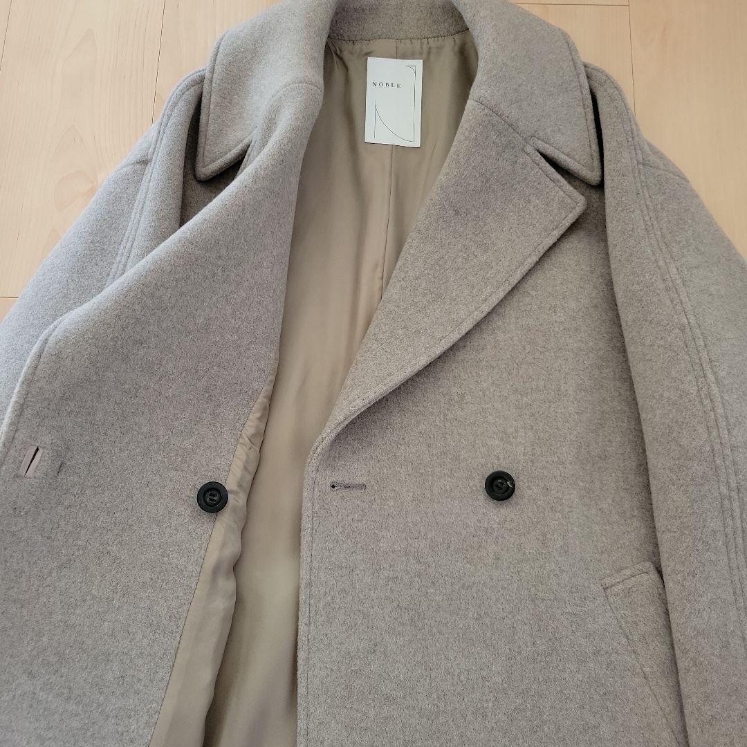 ◇新品◇NOBLE ノーブル　MTRビッグカラーコート 36【2025AW】