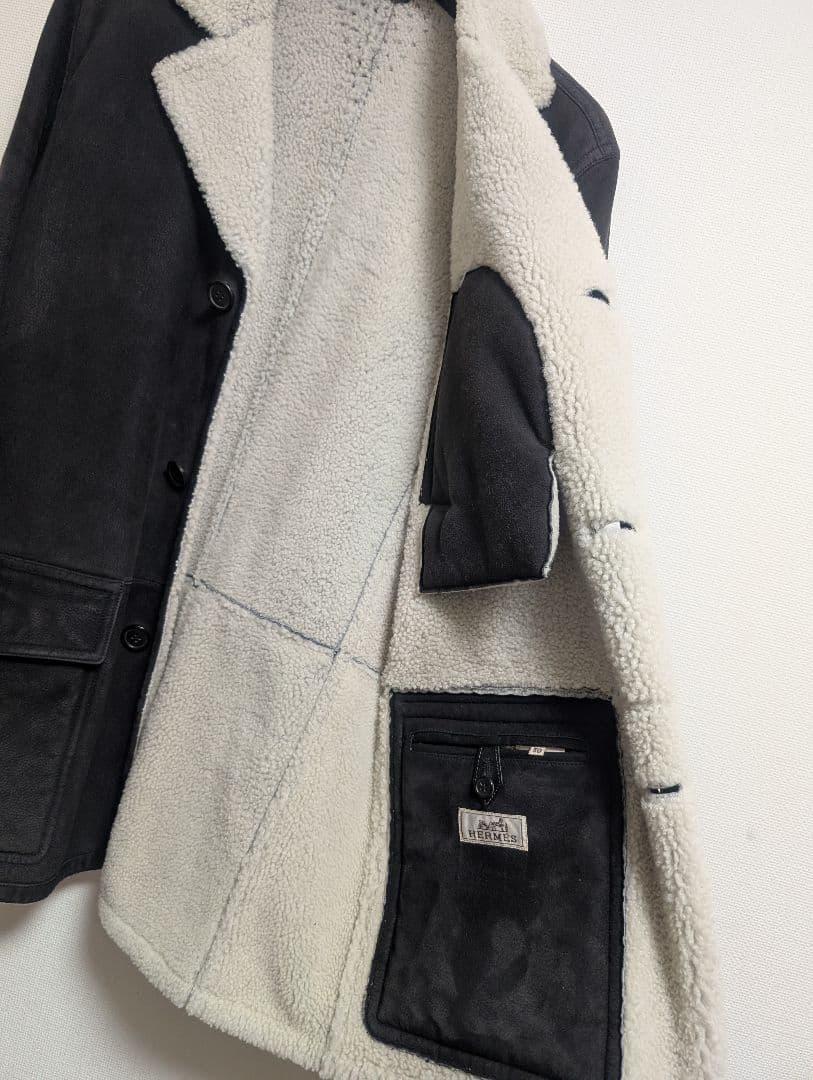 【本日1/31まで】定価150万円　HERMES　エルメス　ムートンコート