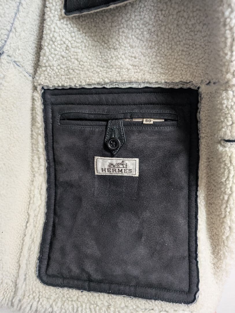 【本日1/31まで】定価150万円　HERMES　エルメス　ムートンコート