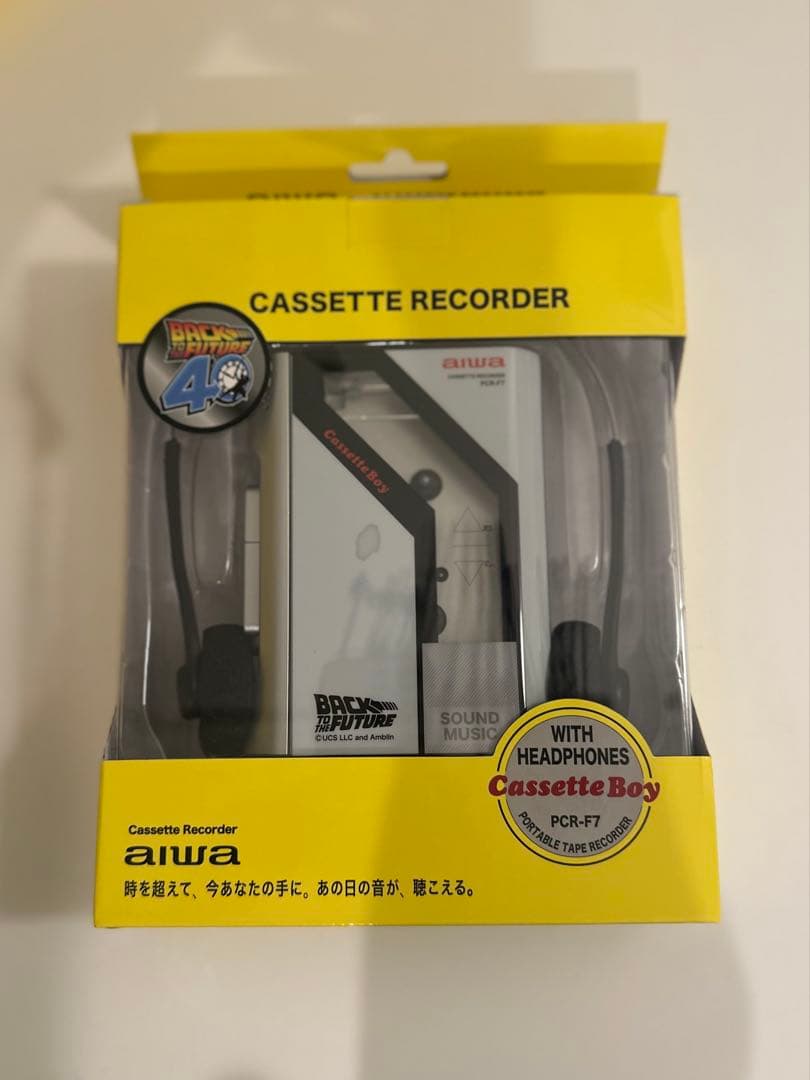 バックトゥーザフューチャー　ポータブルカセットプレイヤー　ドンキ　カセットボーイ