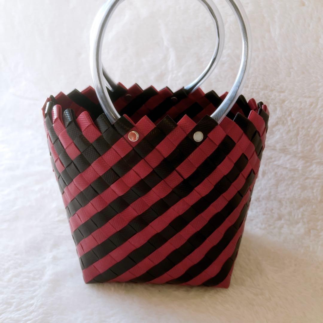 美品‼️MARNI マルニ BAG バッグ ジグザグ バーガンディ