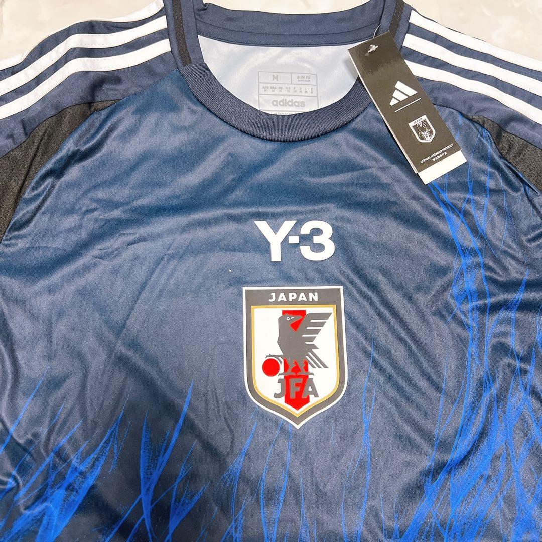 タグ付き✨adidas Y-3 日本代表 ユニフォーム 炎グラフィック Mサイズ