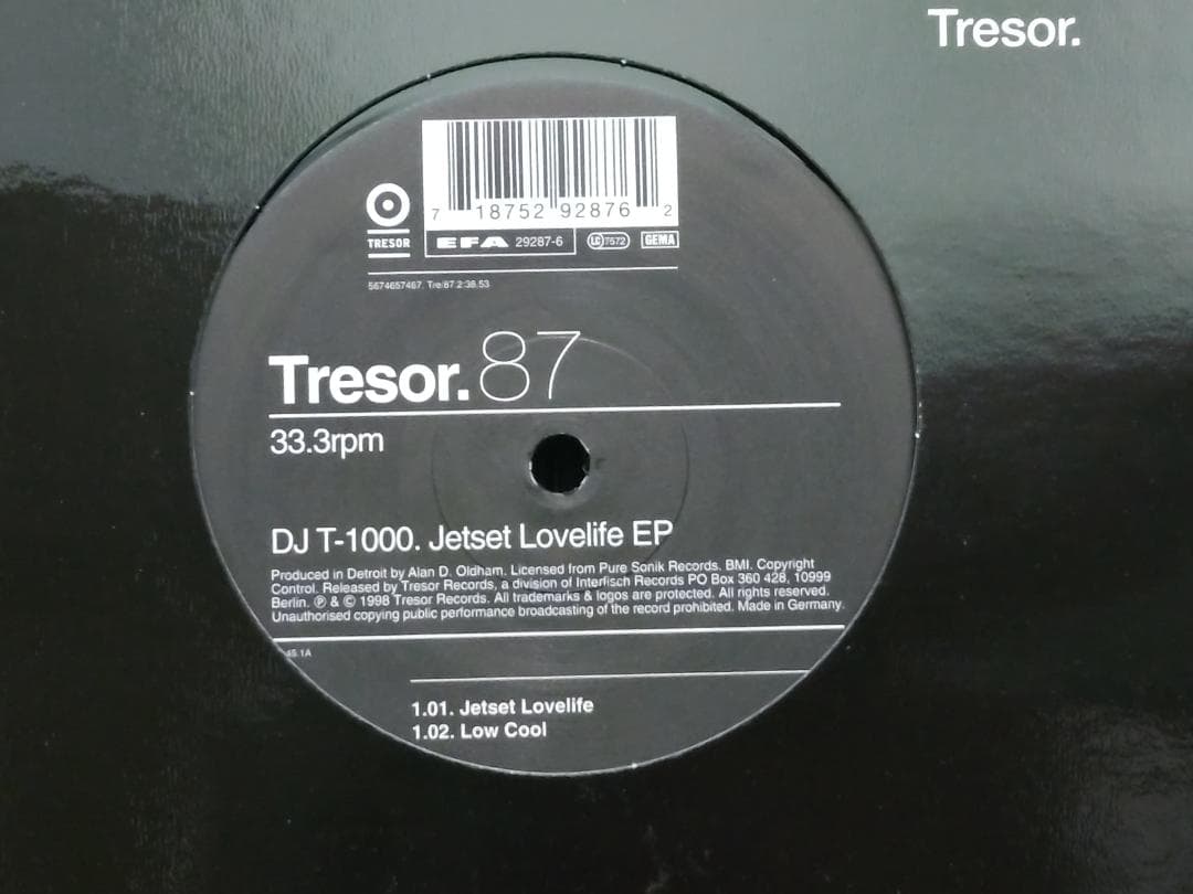 Tresor. （25枚セット） レコード レーベル TECHNO トレゾア