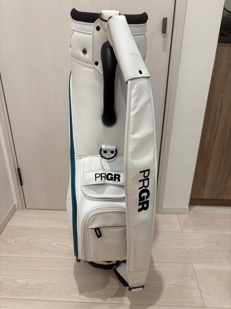 【スポーツモデル】PRGR キャディバッグ ホワイト PRCB-252