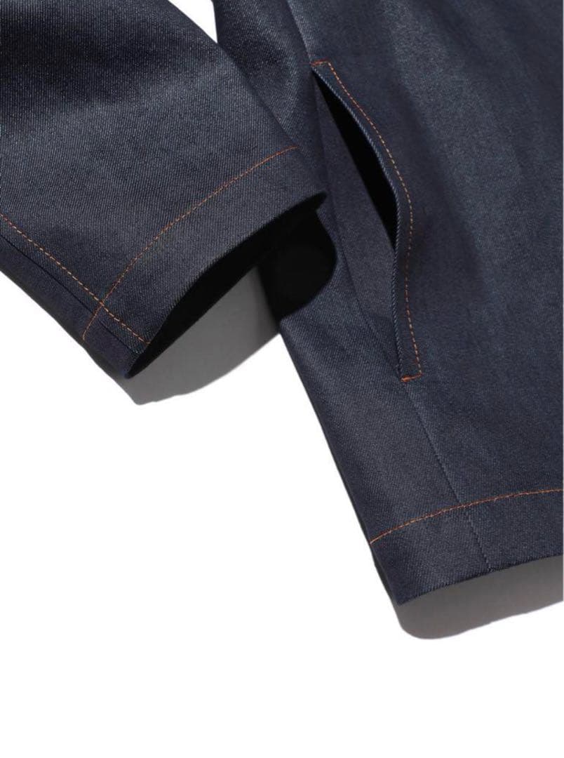 SOPH ソフ ノーカラーデニムジャケット サイズ：L