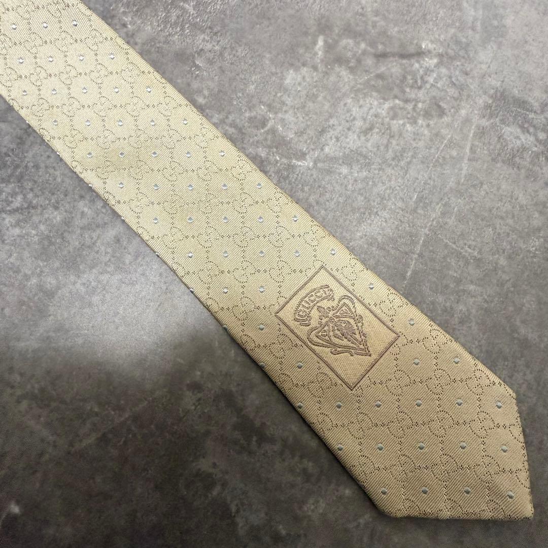 【✨極美品✨】GUCCI グッチ ネクタイ インターロッキング シルク 結婚式