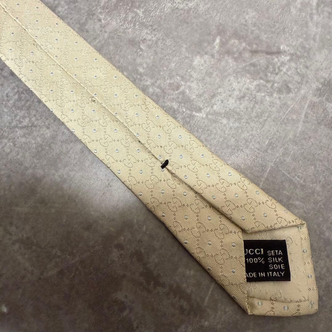 【✨極美品✨】GUCCI グッチ ネクタイ インターロッキング シルク 結婚式