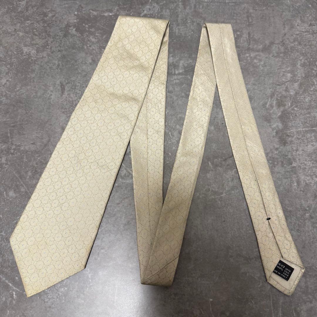 【✨極美品✨】GUCCI グッチ ネクタイ インターロッキング シルク 結婚式