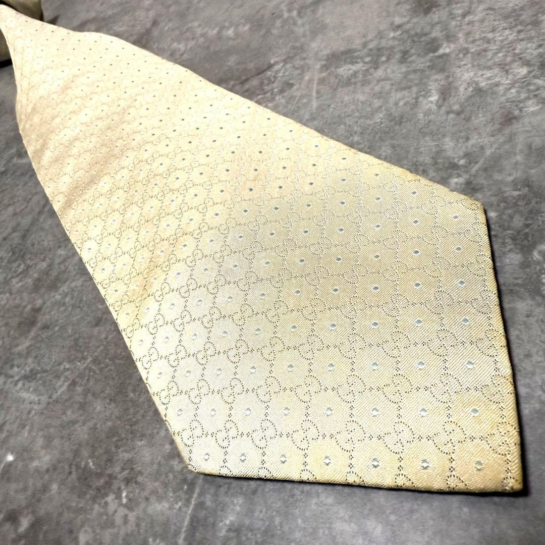 【✨極美品✨】GUCCI グッチ ネクタイ インターロッキング シルク 結婚式