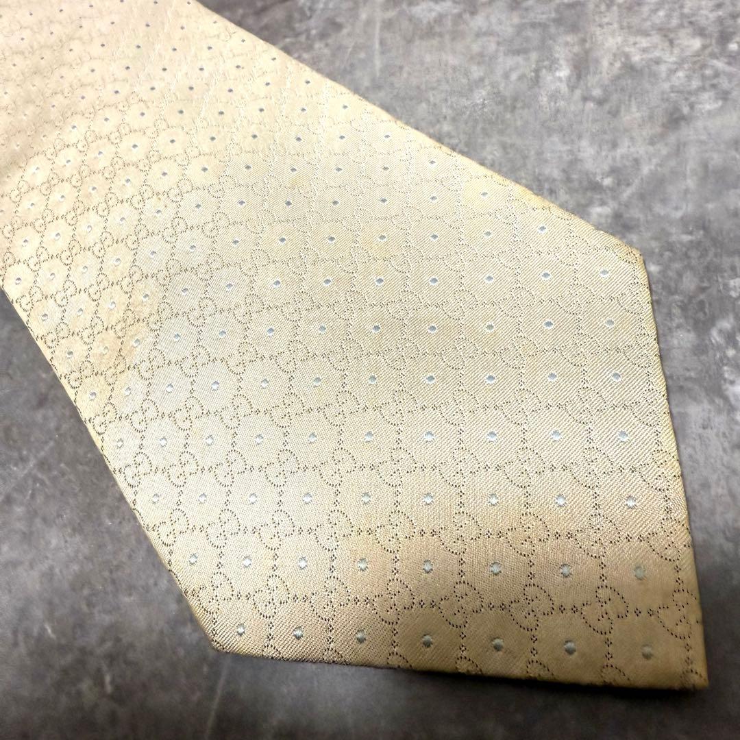 【✨極美品✨】GUCCI グッチ ネクタイ インターロッキング シルク 結婚式