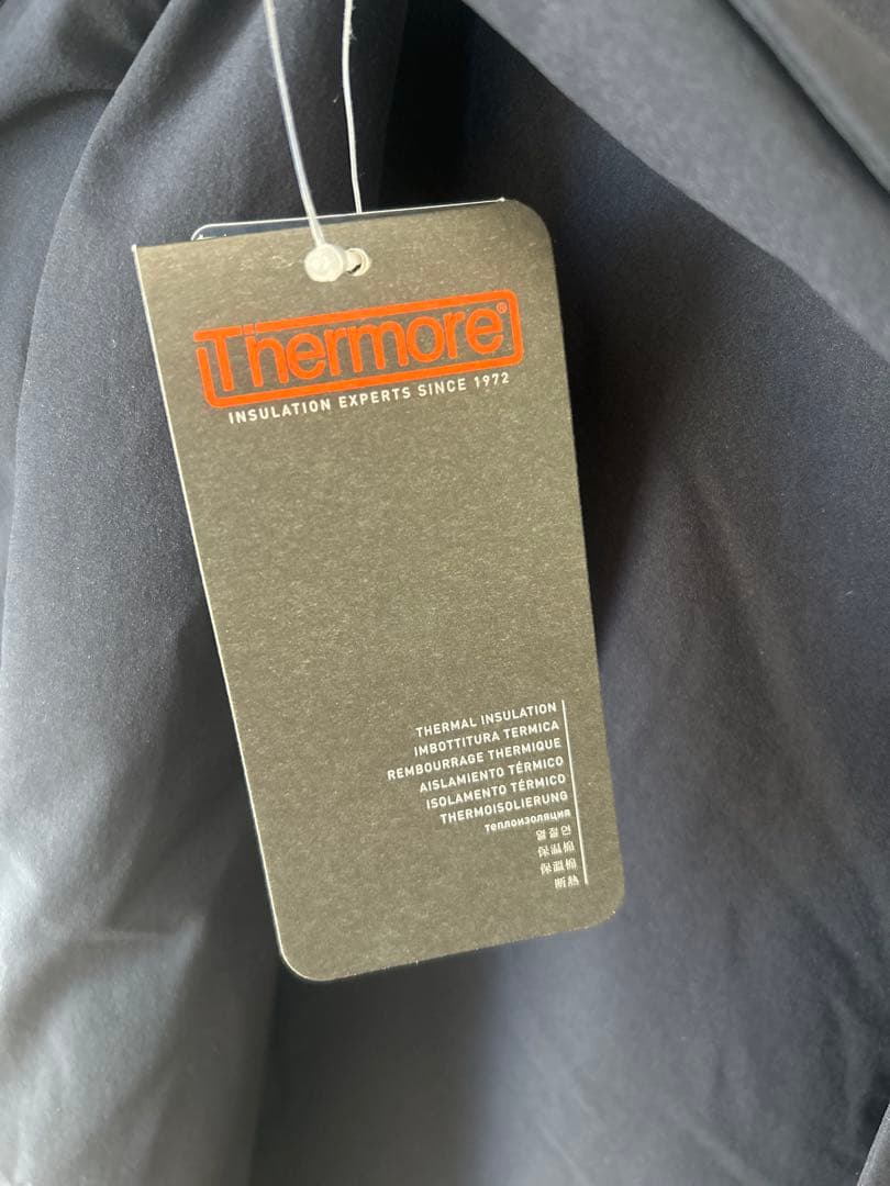 未使用　タグ付　シップス　ストレッチタフタコート　ネイビー　手洗い可