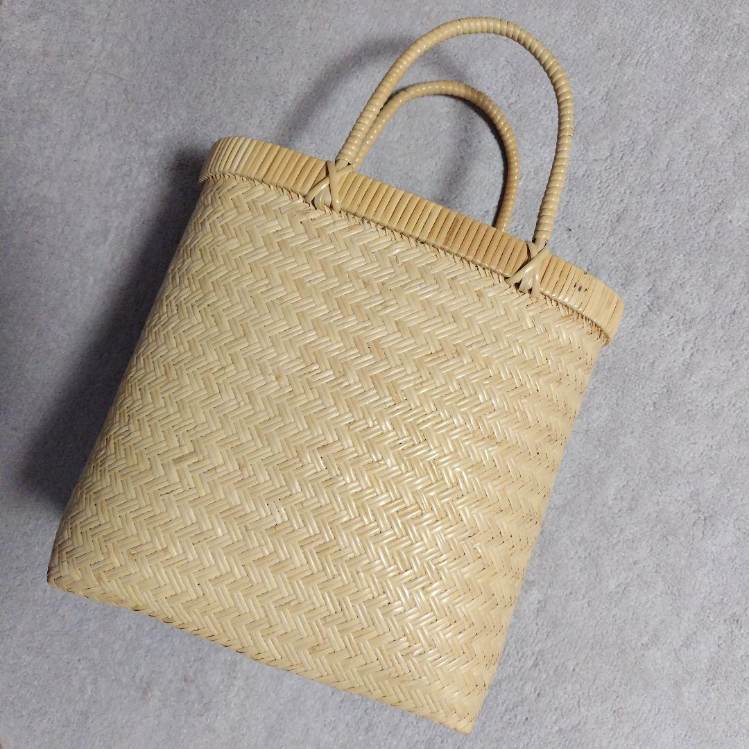 鳥越竹細工竹かごバック