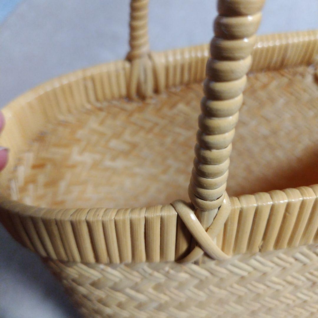 鳥越竹細工竹かごバック
