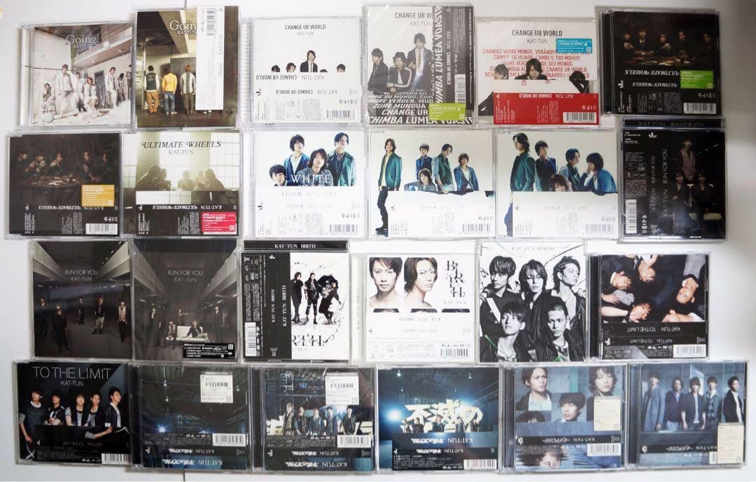 KAT-TUN シングル78枚アルバム29枚 全107枚セット　新品13枚含
