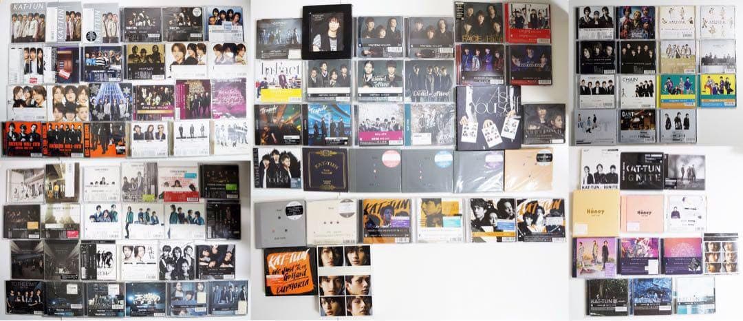 KAT-TUN シングル78枚アルバム29枚 全107枚セット　新品13枚含