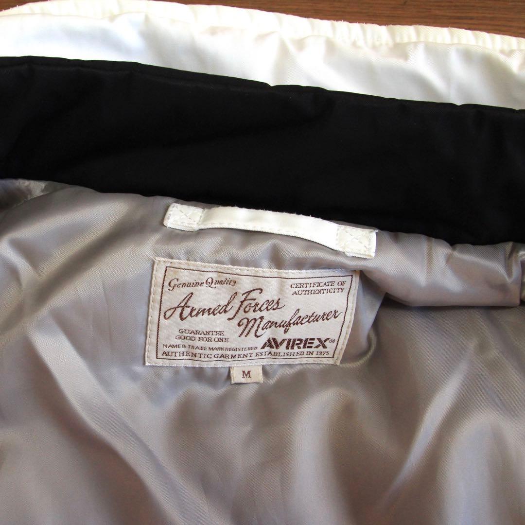 【美品】AVIREX GATV-5005 flight jacket White