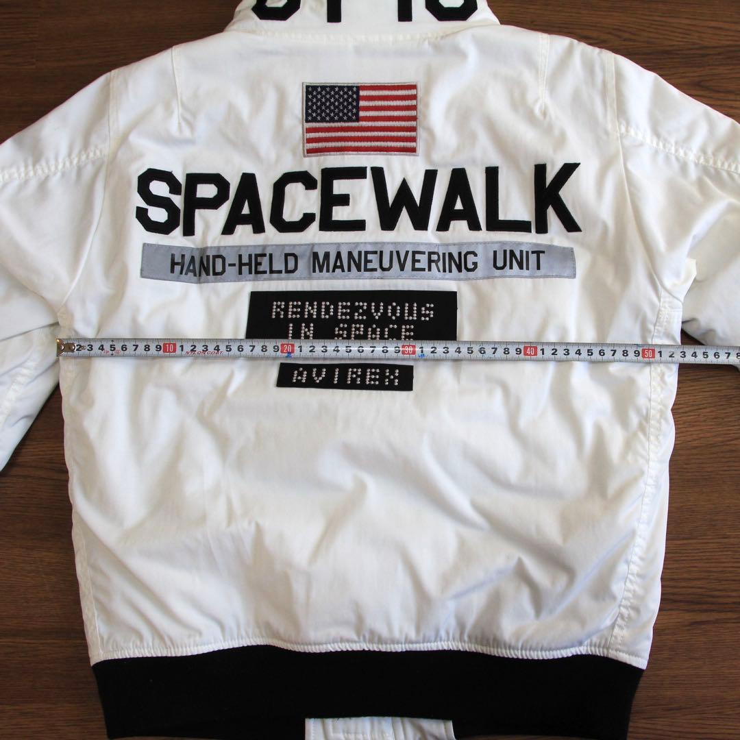 【美品】AVIREX GATV-5005 flight jacket White
