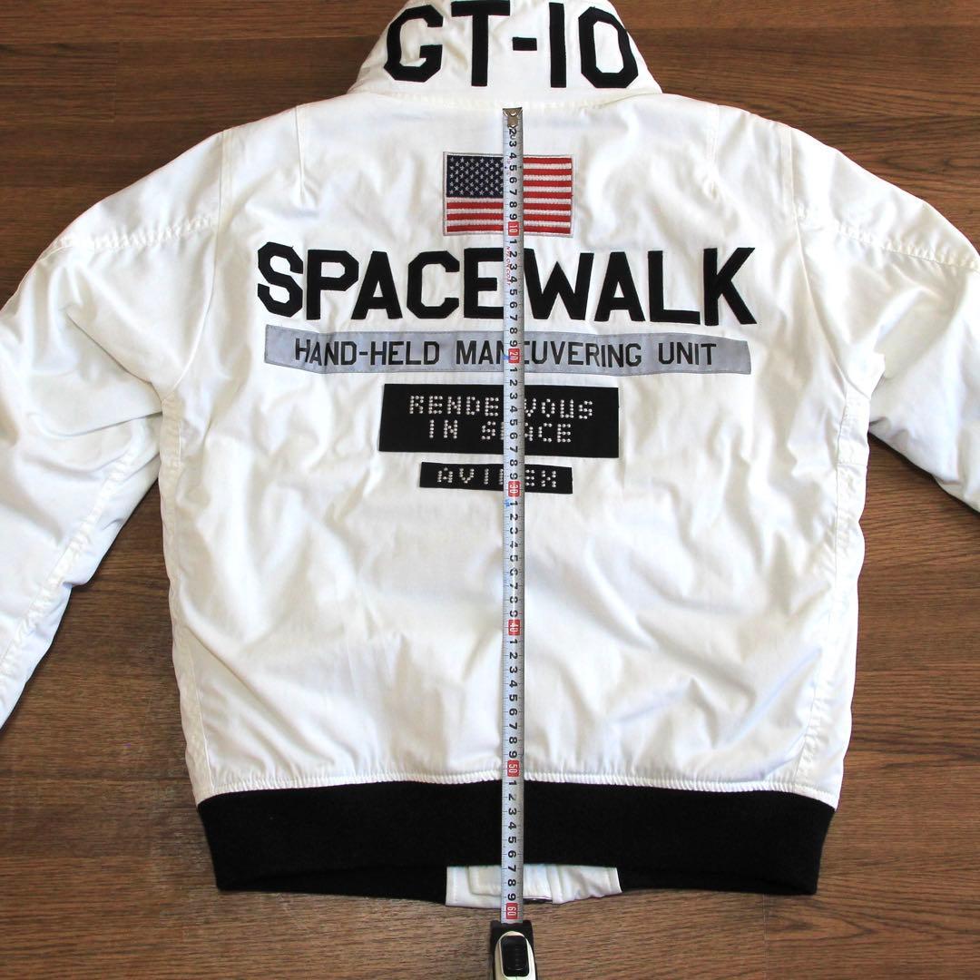 【美品】AVIREX GATV-5005 flight jacket White