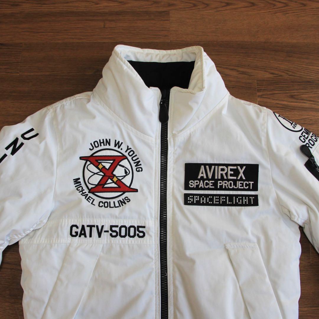 【美品】AVIREX GATV-5005 flight jacket White