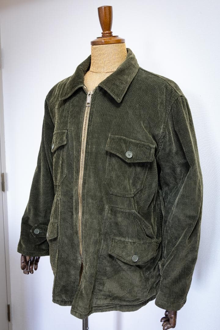 美品70sコーデュロイハンティングジャケットUSAヴィンテージMilitary