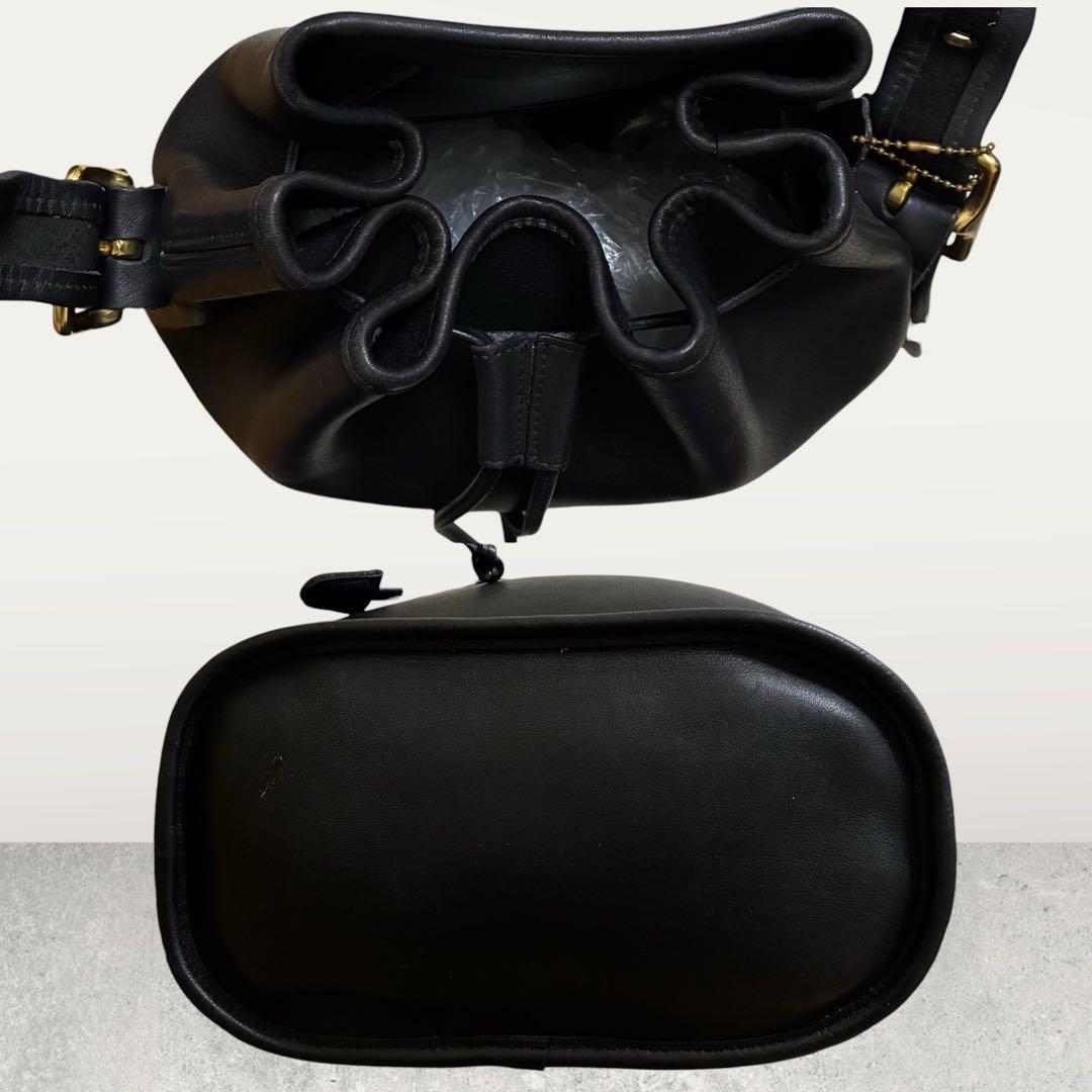 美品/USA製 COACH オールドコーチ 巾着 ショルダーバッグ 9952