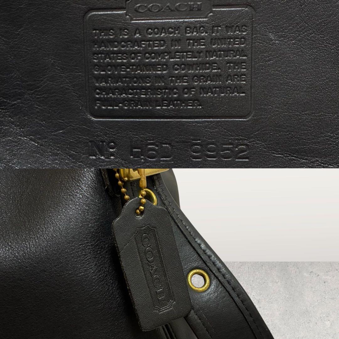 美品/USA製 COACH オールドコーチ 巾着 ショルダーバッグ 9952