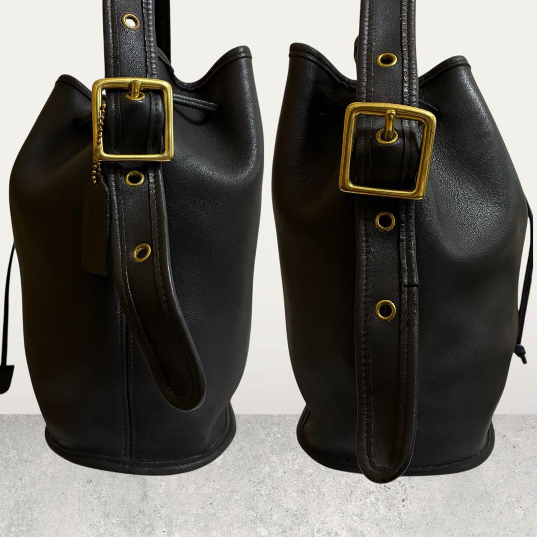 美品/USA製 COACH オールドコーチ 巾着 ショルダーバッグ 9952