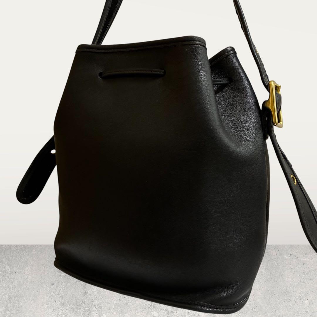 美品/USA製 COACH オールドコーチ 巾着 ショルダーバッグ 9952