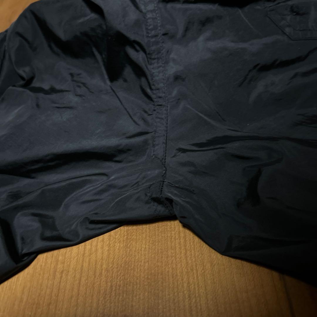 MONCLER ブラックショートパンツ サイズL