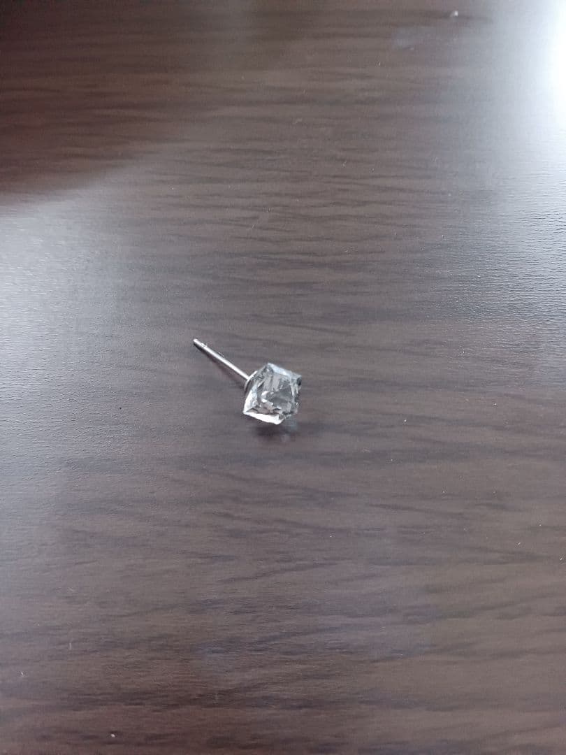 シルバー925 クリスタルカット ピアス(片耳用)