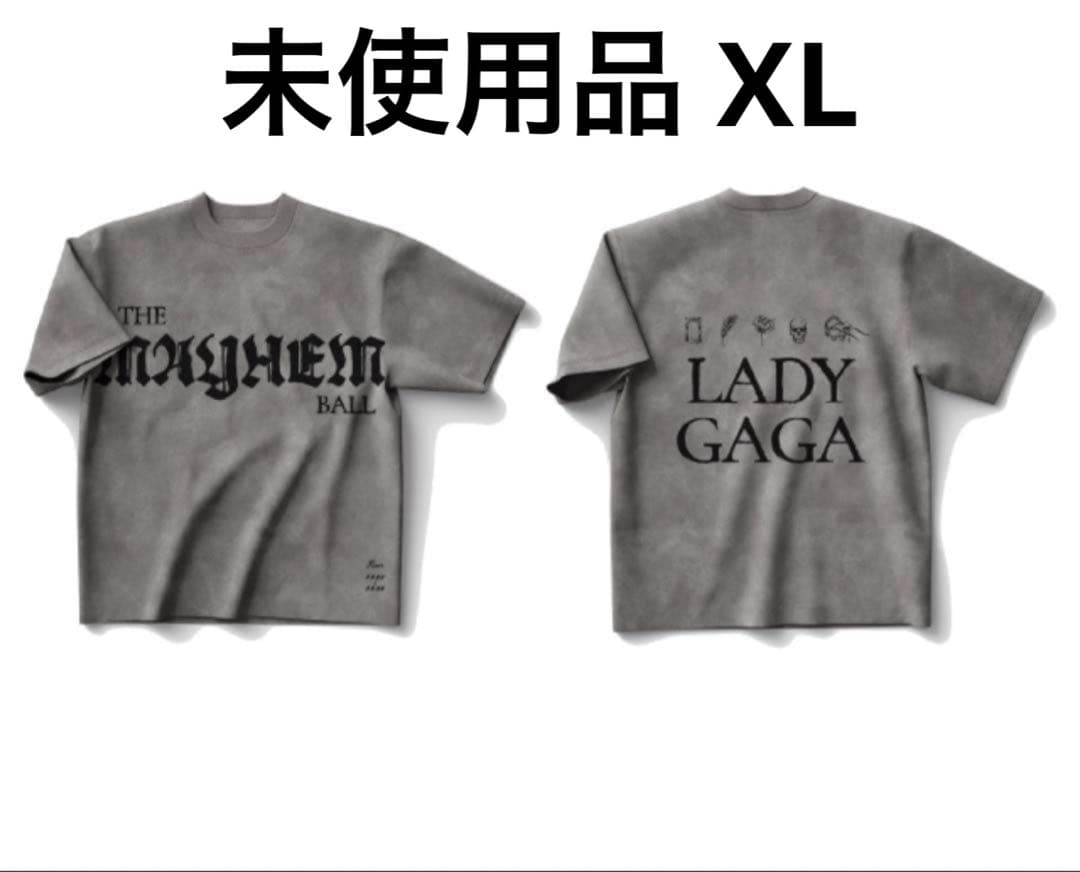 LADY GAGA Tシャツ グレー ツアーグッズ 未使用品