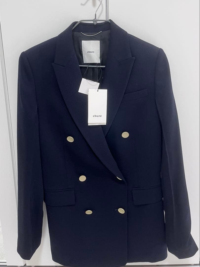ebure⭐︎新品！ライトドライウール 6釦ダブルジャケット
