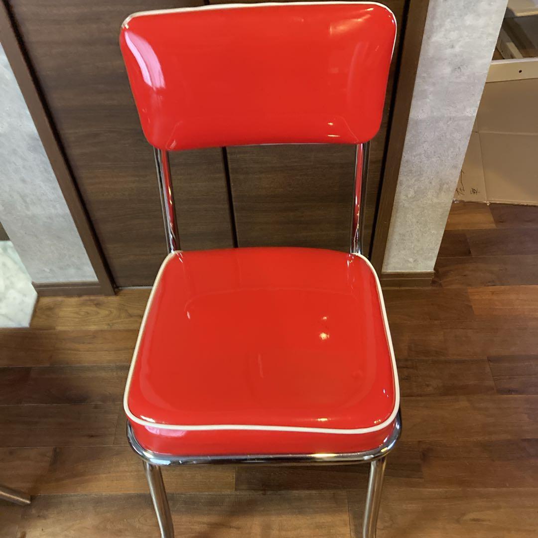 美品✨️ ②アメリカンダイナー ヴィンテージ調 チェア ２脚セット 送料無料