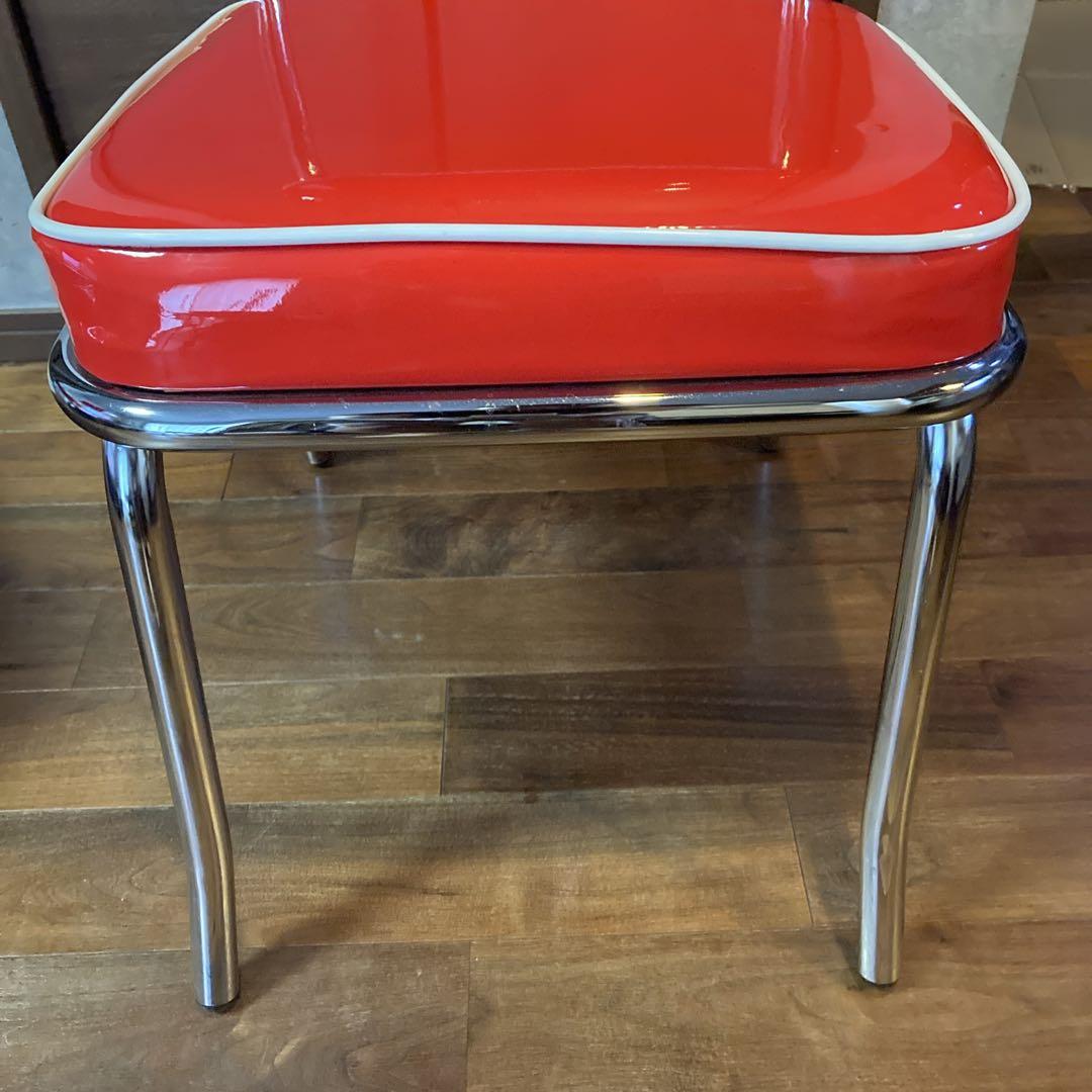 美品✨️ ②アメリカンダイナー ヴィンテージ調 チェア ２脚セット 送料無料