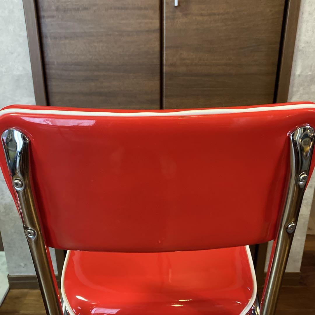 美品✨️ ②アメリカンダイナー ヴィンテージ調 チェア ２脚セット 送料無料