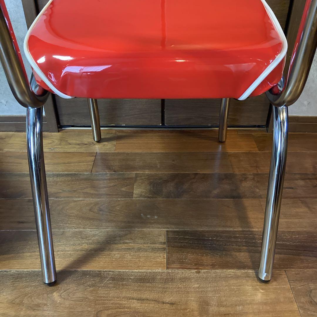 美品✨️ ②アメリカンダイナー ヴィンテージ調 チェア ２脚セット 送料無料