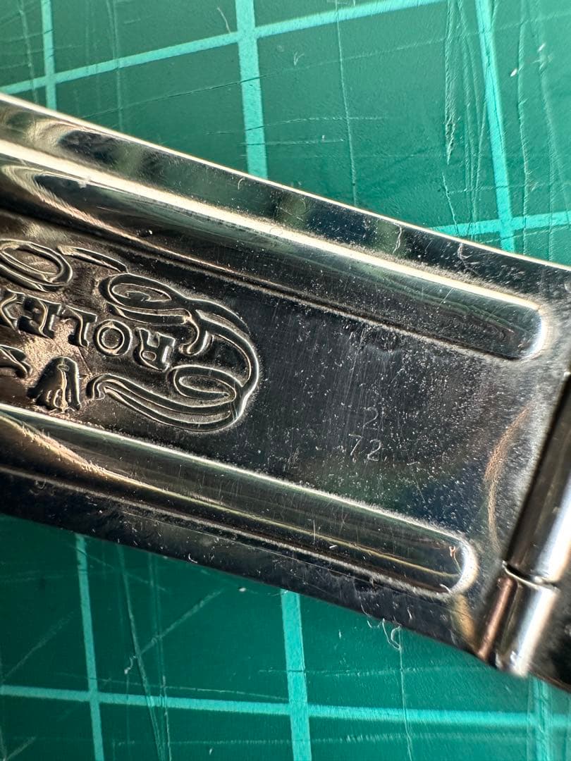 ロレックス純正 6251H 巻きブレス 飛び出し王冠 デベソバックル 72年2期