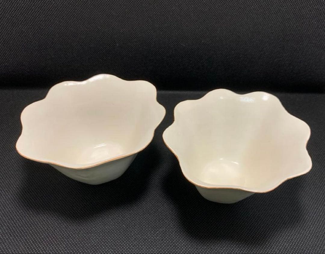 安齋新・厚子 てふてふ 小鉢2客セット 希少