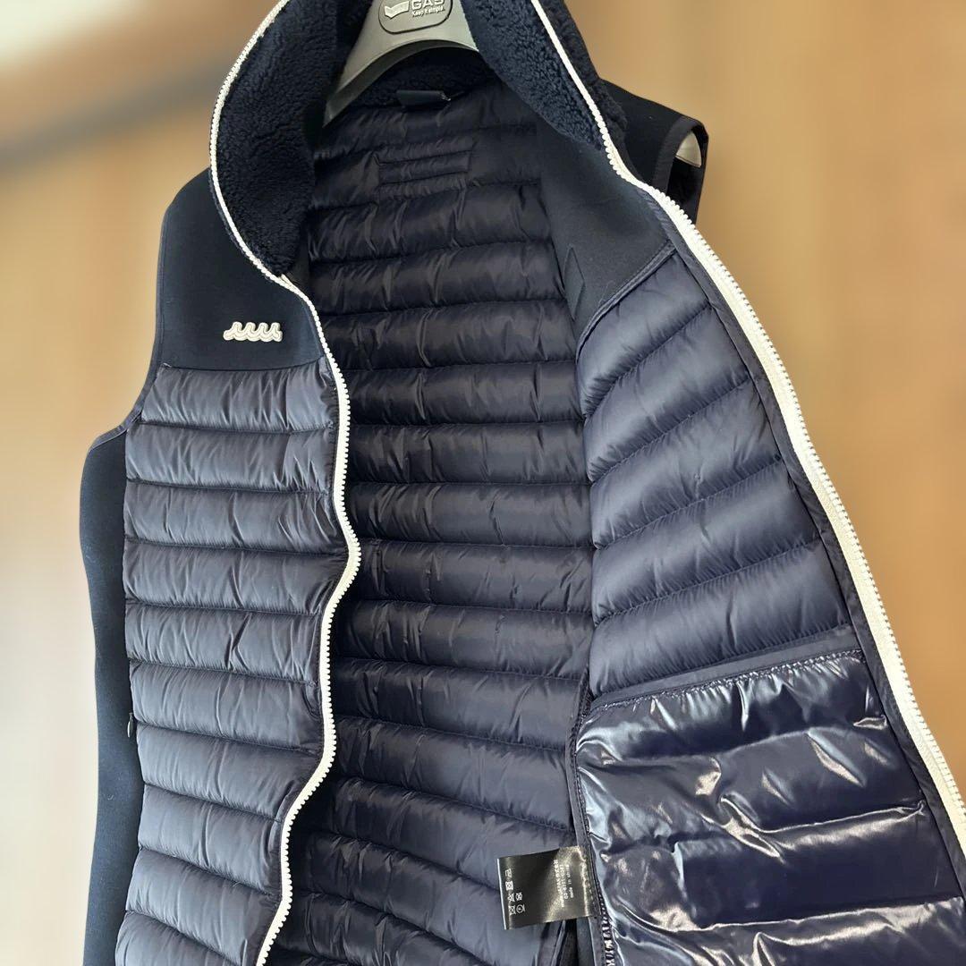 ピ*ロ様 MUTA MARINE ダウンベスト ネイビー　サイズ6