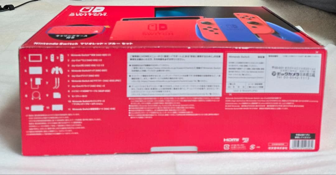 Nintendo Switch HAC-001 マリオレッド×ブルーセット
