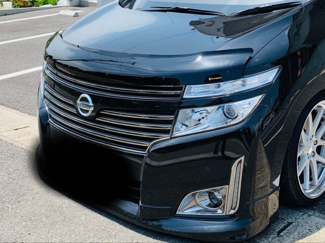 ゆ*ん様 E52 エルグランド　稀少　バグガード　フードプロテクター