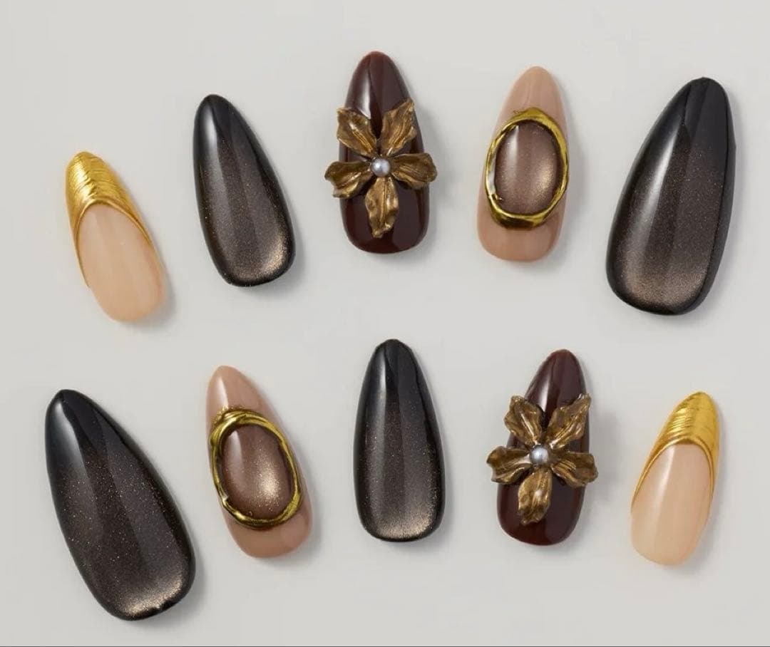 ネイルチップセット 5種デザイン